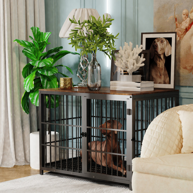 Tucker Murphy Pet Chamiya Furniture Style Pet Crate